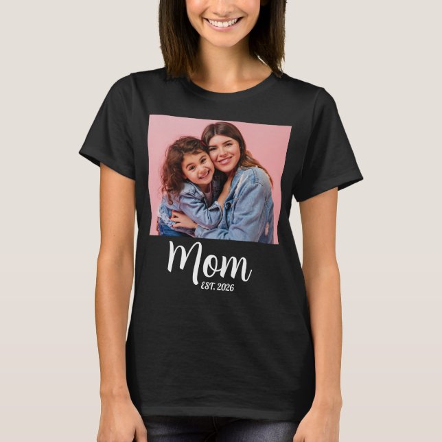 Mutter kreierte Fotogeschenk T-Shirt (Vorderseite)
