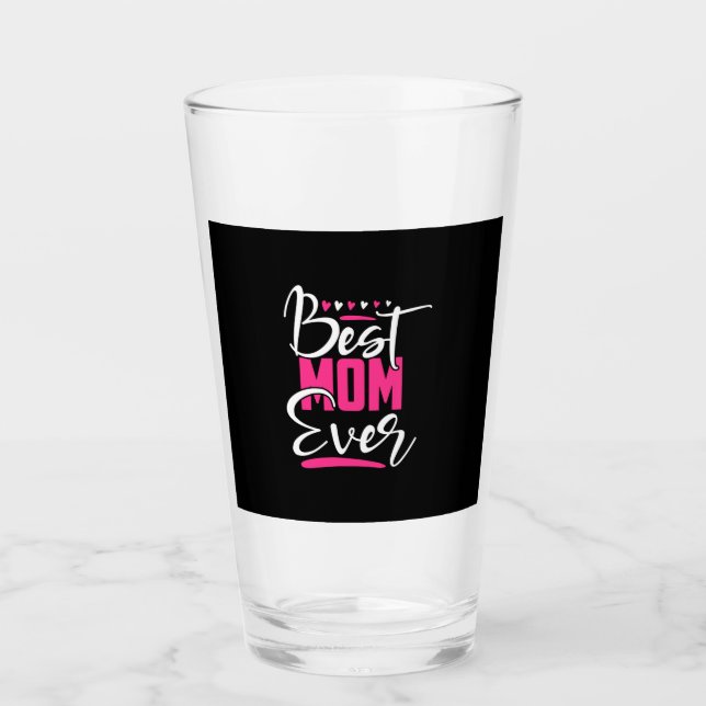 Mutter Kunst Beste Mama je Glas (Vorderseite)