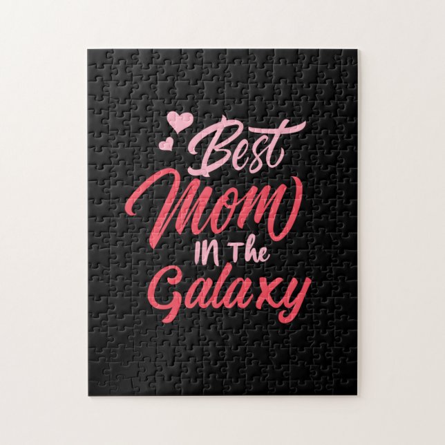 Mutter Kunst Beste Mutter der Galaxie Puzzle (Vertikal)