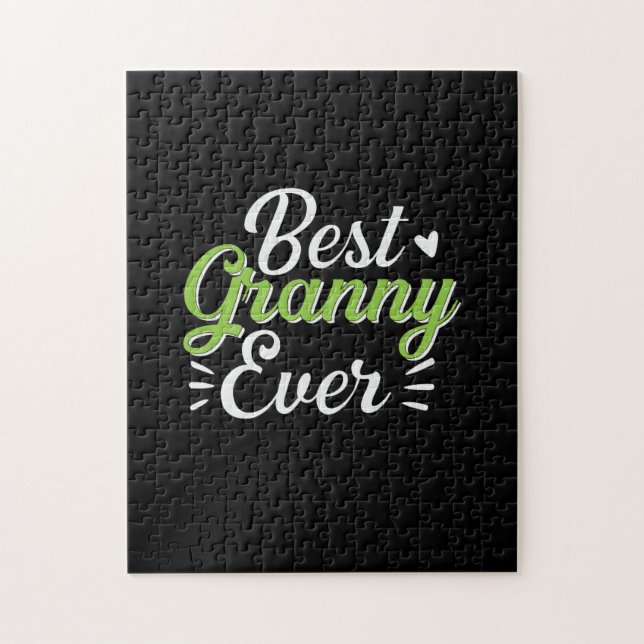 Mutter Kunst Bestes Granny Ever Puzzle (Vertikal)