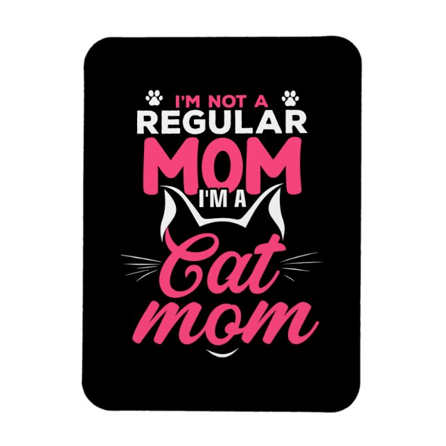 Mutter Kunst ich bin eine Katze Mama Magnet (Vertikal)