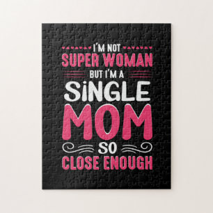 Mutter Kunst ich bin Single Mama Puzzle