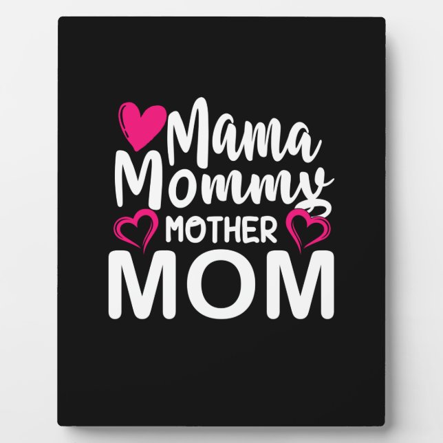 Mutter Kunst Mama Mutti Mutter Fotoplatte (Vorderseite)