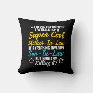 Mutter Kunst Super Coole Schwiegermutter Kissen