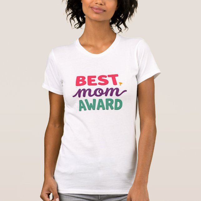 Mutter-Leben Handschrift-Typografie T-Shirt (Vorderseite)