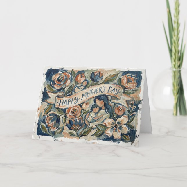 Mutter Leitstern Muttertagskarte Karte (Vorderseite)