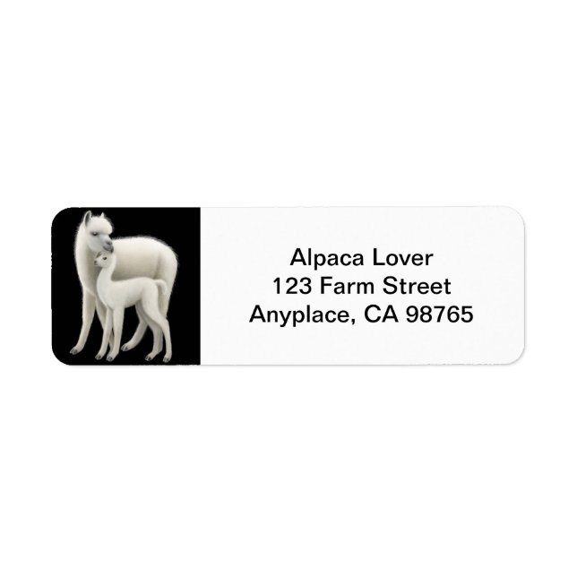 Mutter Liebe Alpaca und Cria (Vorne)