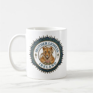 Mutter Löwin. Irland Kaffeetasse
