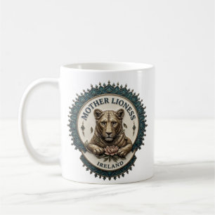 Mutter Löwin. Irland Kaffeetasse
