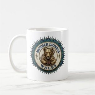 Mutter Löwin. Wales Kaffeetasse