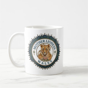 Mutter Löwin. Wales Kaffeetasse