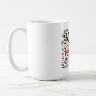Mütter malen Regenbögen nach dem Regen Kaffeetasse