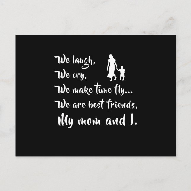 Mutter Mama Mütter Muttertag Mama Witziges Geschen Postkarte (Vorderseite)
