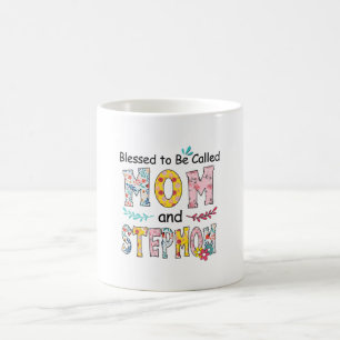 Mutter Mama und Stepama zum Geburtstag Kaffeetasse