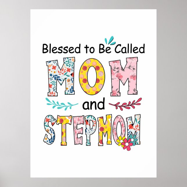 Mutter Mama und Stepama zum Geburtstag Poster (Vorne)