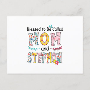 Mutter Mama und Stepama zum Geburtstag Postkarte