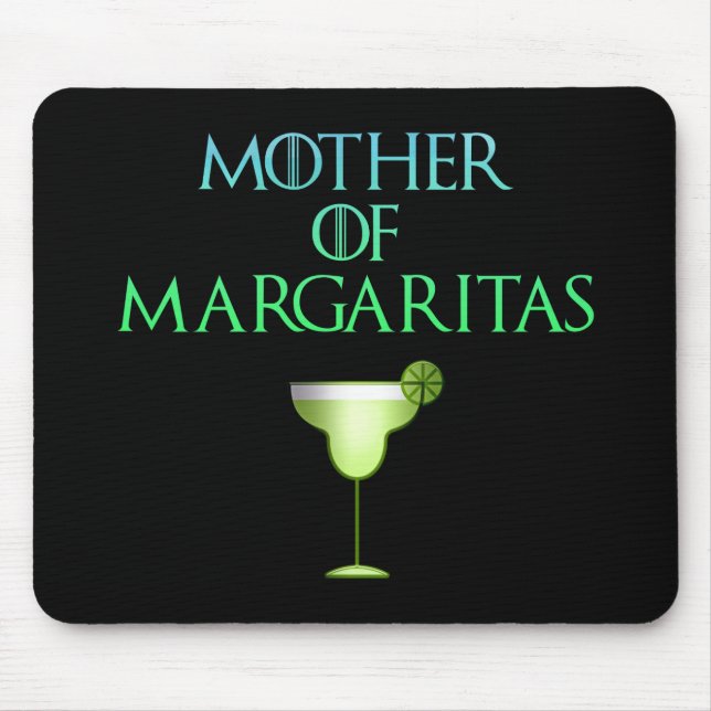 Mutter Margaritasdes lustigen Tequila-Cocktails Mousepad (Vorne)