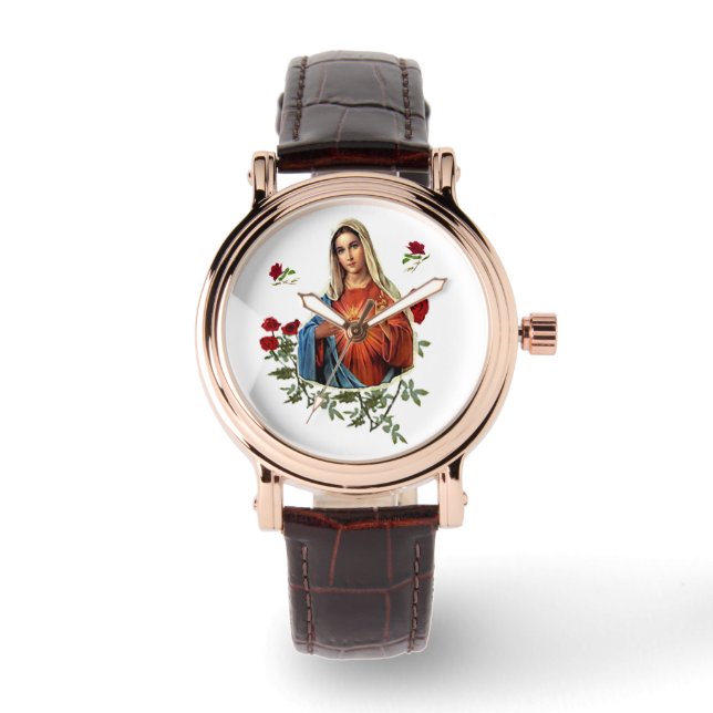Mutter Maria Armbanduhr (Vorderseite)