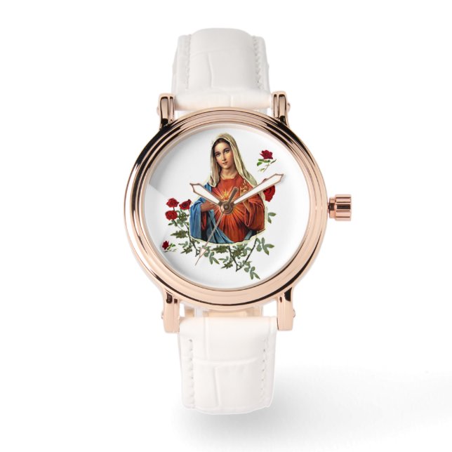 Mutter Maria Armbanduhr (Vorderseite)