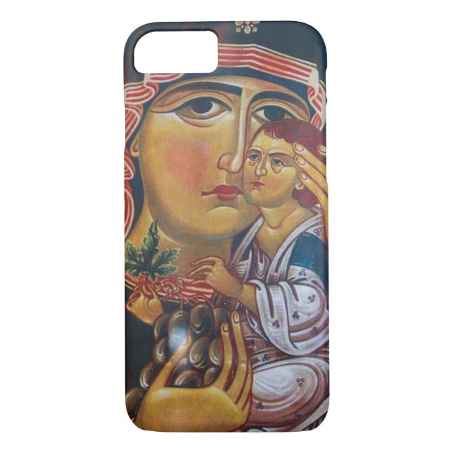 Mutter Maria und Jesus Kunst Case-Mate iPhone Hülle (Rückseite)