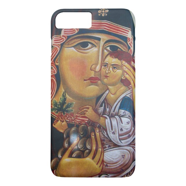 Mutter Maria und Jesus Kunst Case-Mate iPhone Hülle (Rückseite)