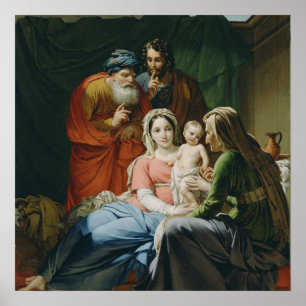 Mutter Mary and Baby Jesus Poster