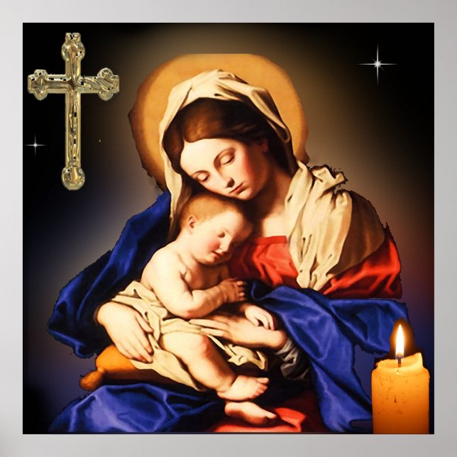 Mutter Mary art Poster (Vorne)