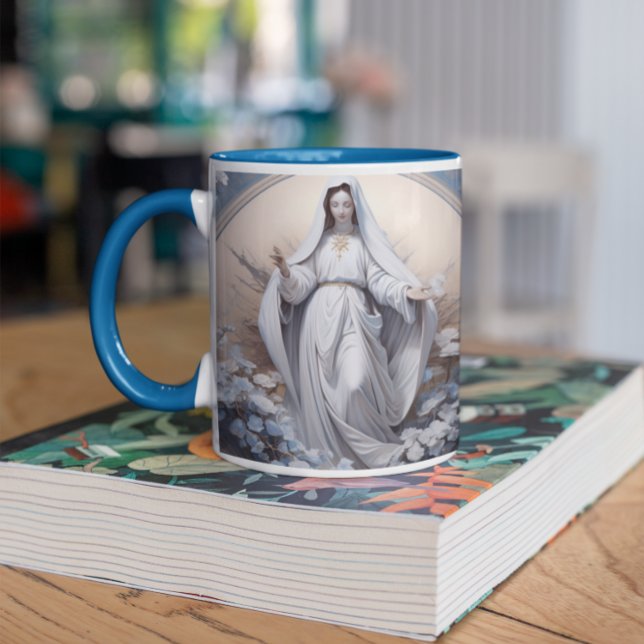 Mutter Mary Blessing Version 1 Kaffeetasse (Mother Mary Blessing version 2 Coffee Mug)