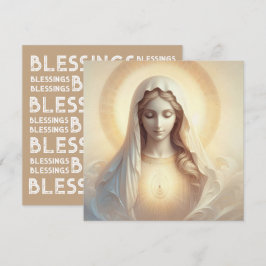 Mutter Mary in sanften weißen Tönen
