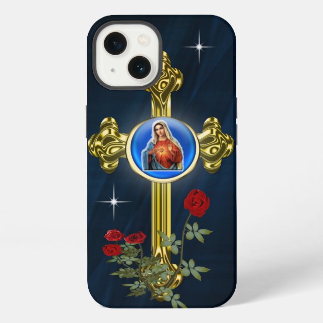 Mutter MAry iPhone Hülle (Rückseite)