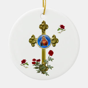 Mutter MAry Keramik Ornament