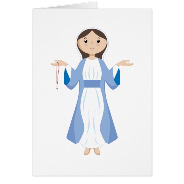 Mutter Mary mit Rosenbeet (Vorne)