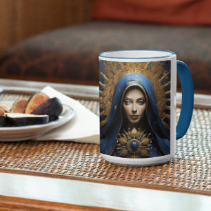 Mutter Mary Praying Version 3 Kaffeetasse