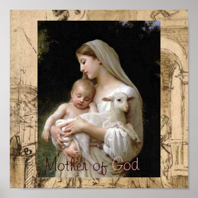 Mutter Mary Print Poster (Vorne)