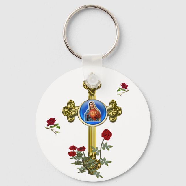 Mutter MAry Schlüsselanhänger (Vorderseite)