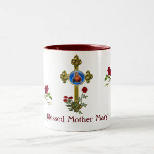 Mutter MAry Zweifarbige Tasse