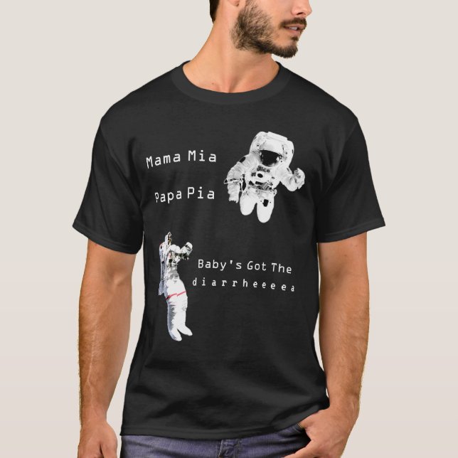Mutter Mia Papa Pia T-Shirt (Vorderseite)