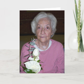 Mutter mit Alzheimer Karte