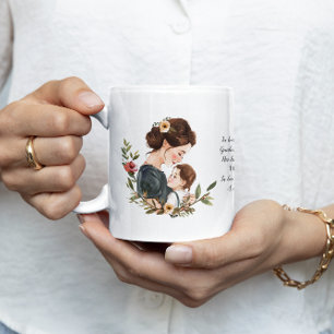 Mutter mit Baby Boy Coffee Tasse Geschenk Idee für