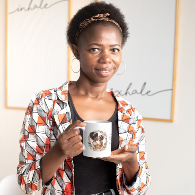 Mutter mit Baby Girl Mother's Day Tasse (Von Creator hochgeladen)