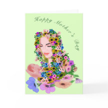 Mutter mit Baby Mother's Day Card