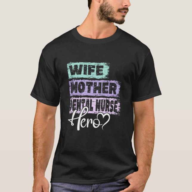 Mutter mit Berufserfahrung Mutter Mutter Zahnarzt  T-Shirt (Vorderseite)