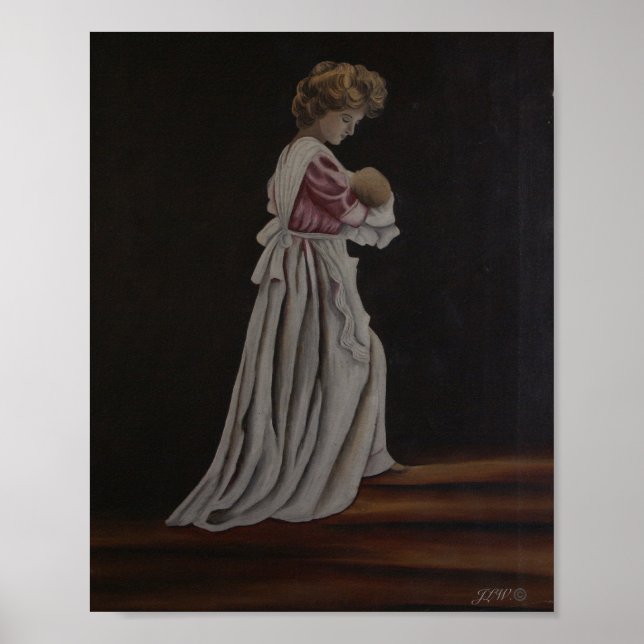 Mutter mit Kind Poster (Vorne)