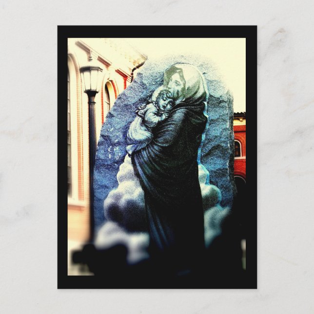 Mutter mit Kind Postkarte (Vorderseite)