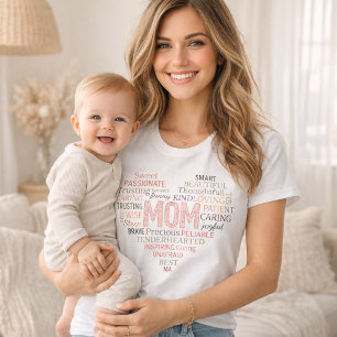 Mutter Mutter Herz Wortart T-Shirt