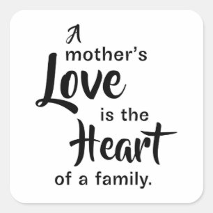 Mutter Mutter Mutter Muttertag Mama Mummy Geschenk Quadratischer Aufkleber