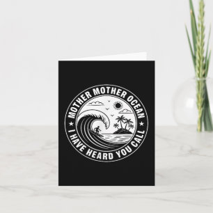 Mutter Mutter Ozean Ich habe dich rufen hören 2-se Karte