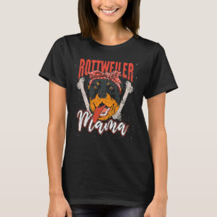 Mutter Muttereigentümerin Dog Rottweiler Mama T-Shirt