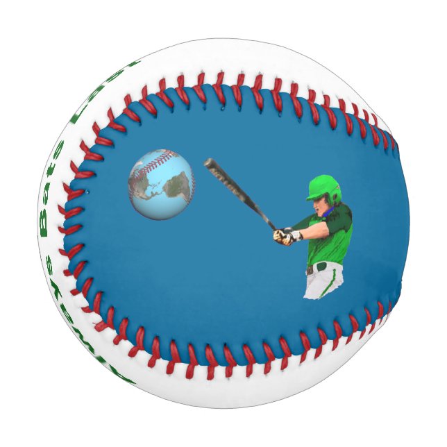 Mutter Natur hält Fledermäuse immer an Baseball (Vorderseite Links)