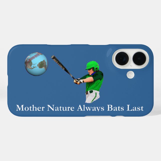 Mutter Natur hält Fledermäuse immer an Case-Mate iPhone Hülle (Rückseite (Horizontal))